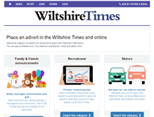 Tablet Screenshot of adbooker.wiltshiretimes.co.uk